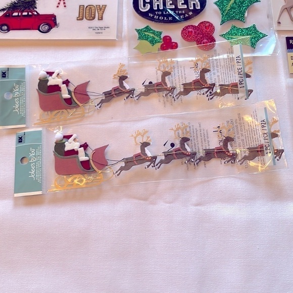 Nine Piece Bundle of Christmas Stickers - Picture 4 of 5